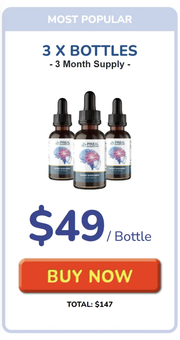 Pineal Guardian 3 bottles pricing